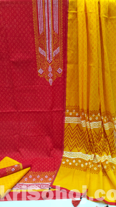 VIP Block Print Three-Piece Set